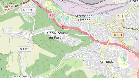 Carte de localisation de l'évènement