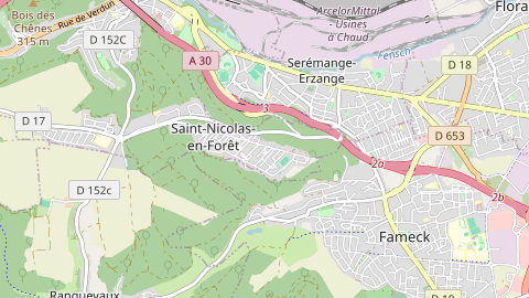 Carte de localisation de l'évènement