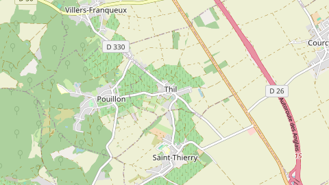 Carte de localisation de l'évènement