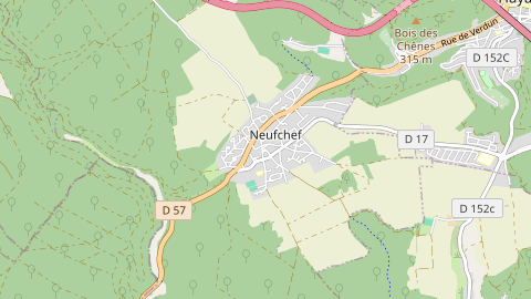 Carte de localisation de l'évènement