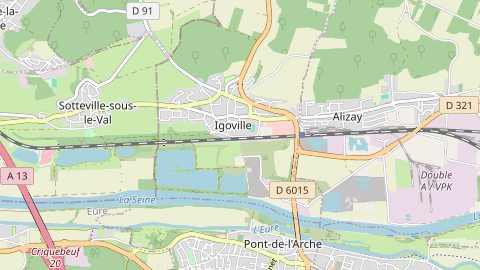 Carte de localisation de l'évènement