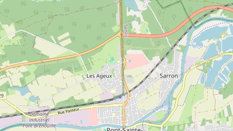 Carte de localisation de l'évènement