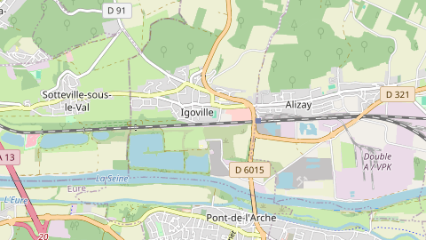 Carte de localisation de l'évènement