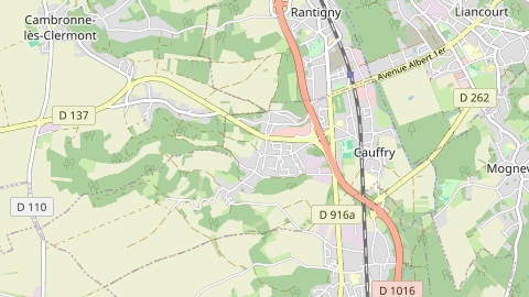 Carte de localisation de l'évènement