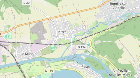 Carte de localisation de l'évènement