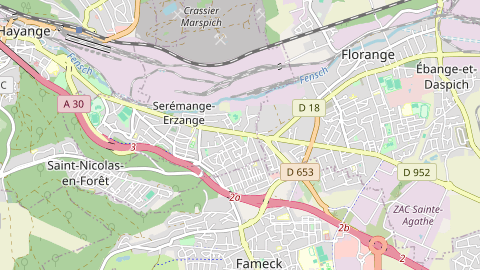 Carte de localisation de l'évènement