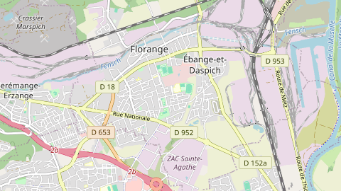 Carte de localisation de l'évènement