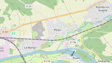 Carte de localisation de l'évènement