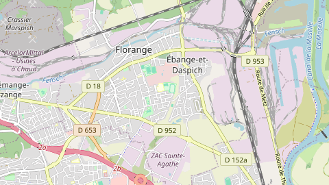 Carte de localisation de l'évènement