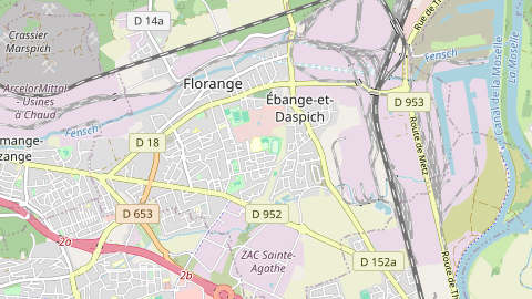 Carte de localisation de l'évènement
