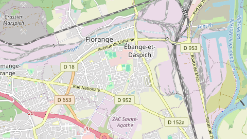 Carte de localisation de l'évènement
