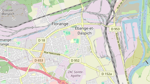 Carte de localisation de l'évènement