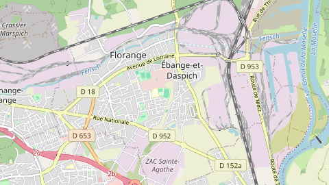 Carte de localisation de l'évènement