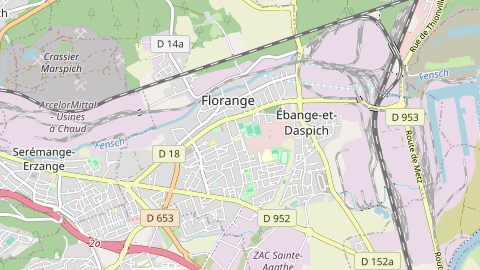 Carte de localisation de l'évènement
