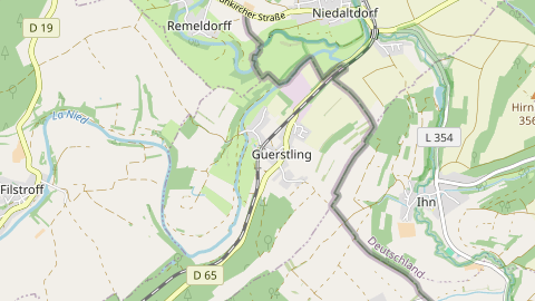 Carte de localisation de l'évènement