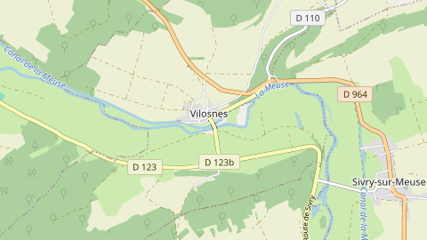 Carte de localisation de l'évènement