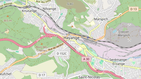 Carte de localisation de l'évènement