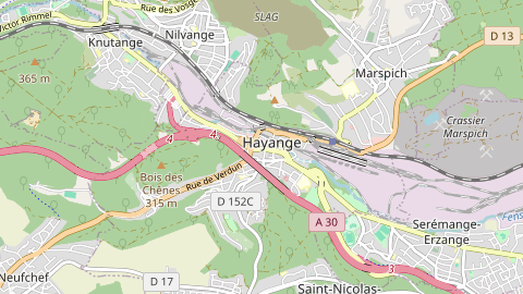 Carte de localisation de l'évènement