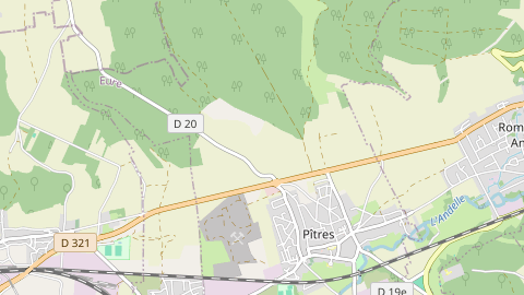 Carte de localisation de l'évènement