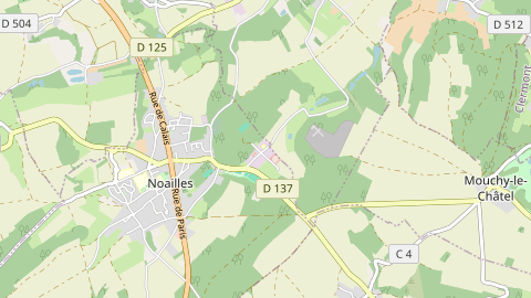 Carte de localisation de l'évènement