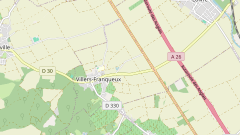Carte de localisation de l'évènement