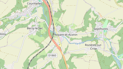 Carte de localisation de l'évènement
