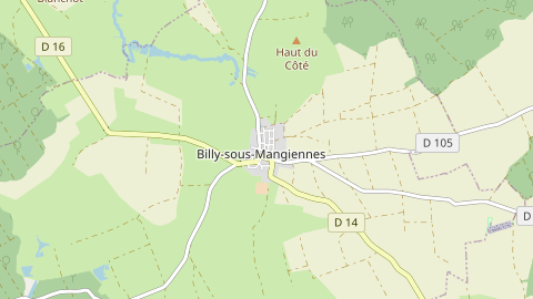 Carte de localisation de l'évènement