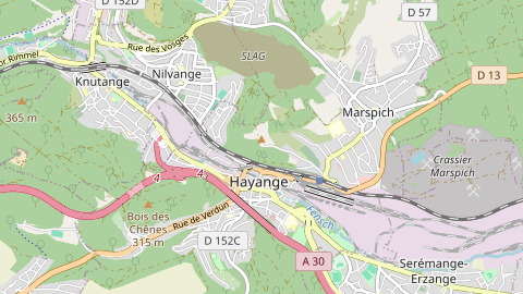 Carte de localisation de l'évènement