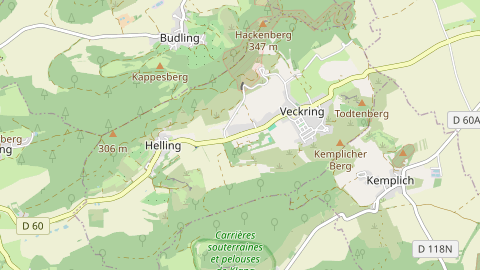 Carte de localisation de l'évènement