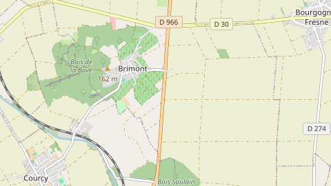 Carte de localisation de l'évènement