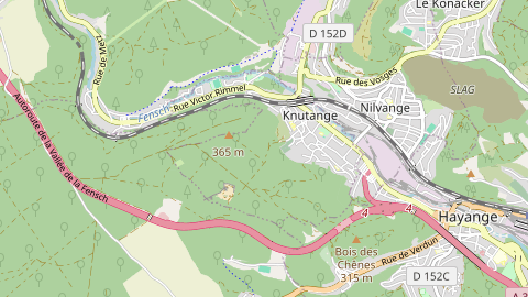 Carte de localisation de l'évènement