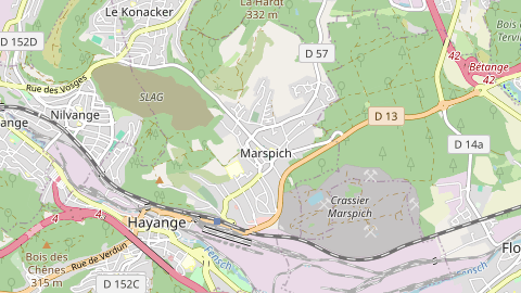 Carte de localisation de l'évènement