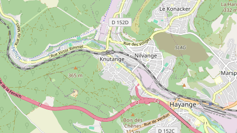 Carte de localisation de l'évènement