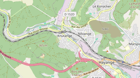 Carte de localisation de l'évènement