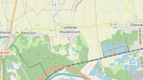 Carte de localisation de l'évènement