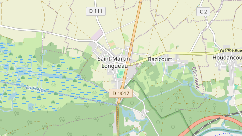 Carte de localisation de l'évènement