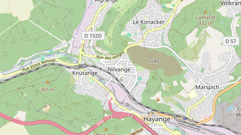Carte de localisation de l'évènement