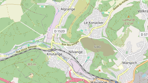 Carte de localisation de l'évènement