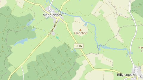 Carte de localisation de l'évènement