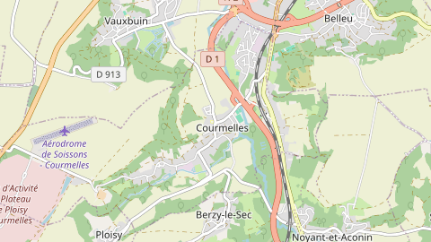 Carte de localisation de l'évènement