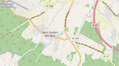Carte de localisation de l'évènement