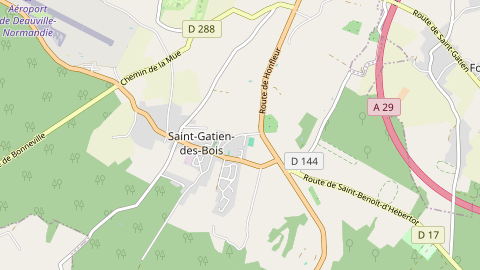 Carte de localisation de l'évènement
