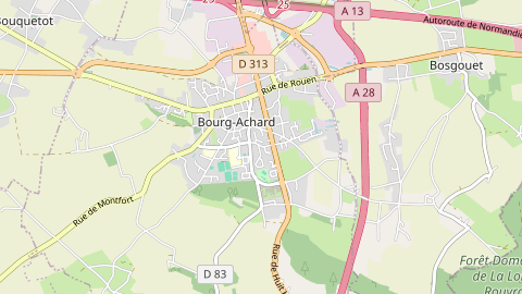Carte de localisation de l'évènement