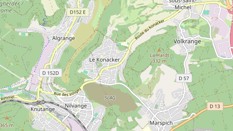 Carte de localisation de l'évènement