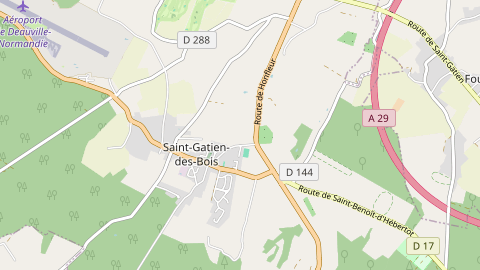 Carte de localisation de l'évènement