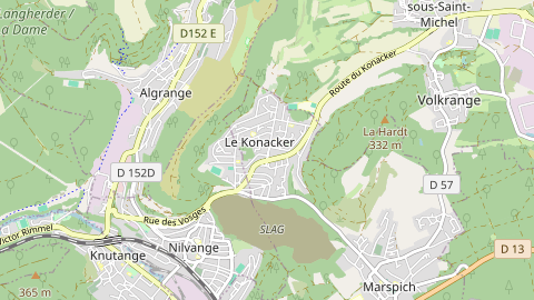 Carte de localisation de l'évènement