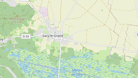 Carte de localisation de l'évènement