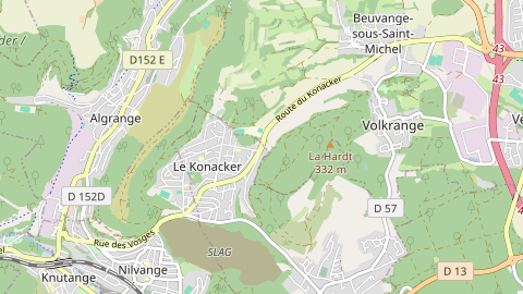 Carte de localisation de l'évènement