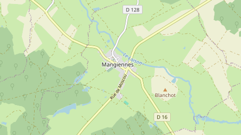 Carte de localisation de l'évènement