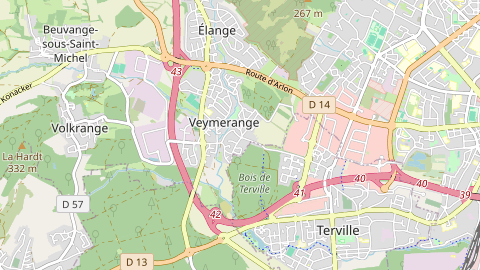 Carte de localisation de l'évènement